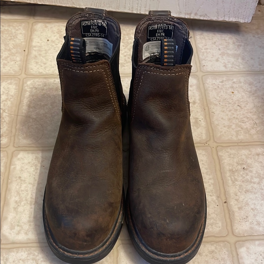 Women’s Ariat Construction Brown Leather Boots